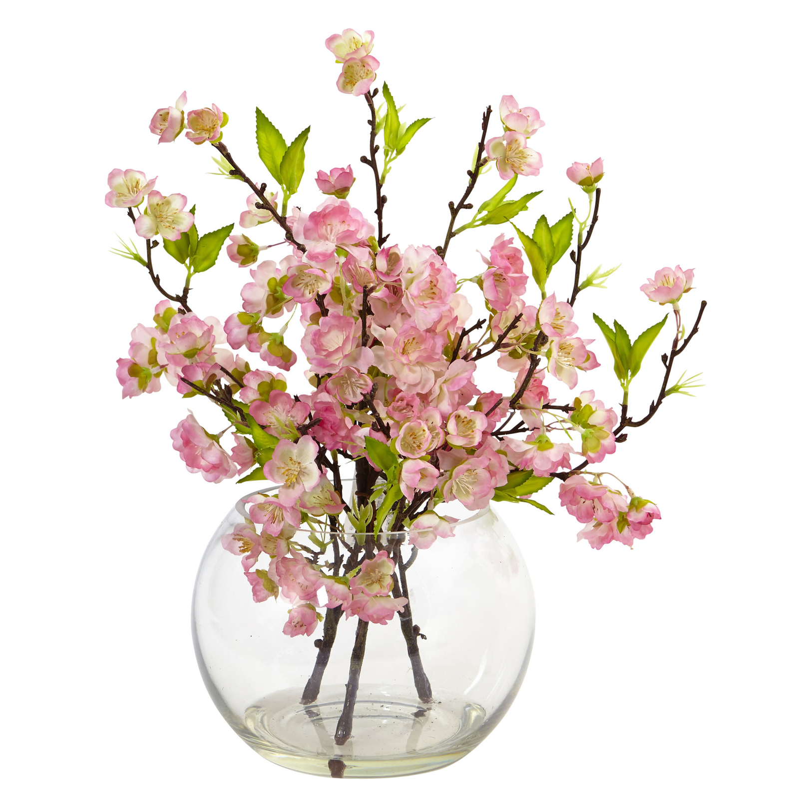 Cherry Blossom In Large Vase 14″ Tall Arrangement Decor