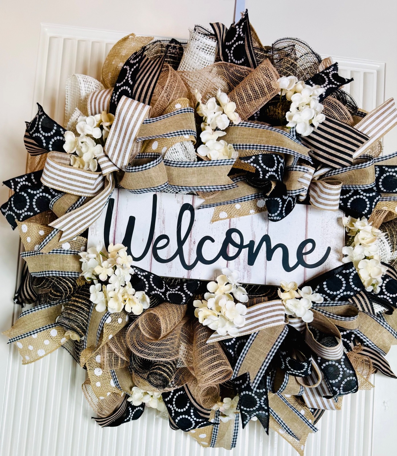 Everyday Wreath Front Door – Hydrangea Wreath, Farmhouse Wreath for Every Season