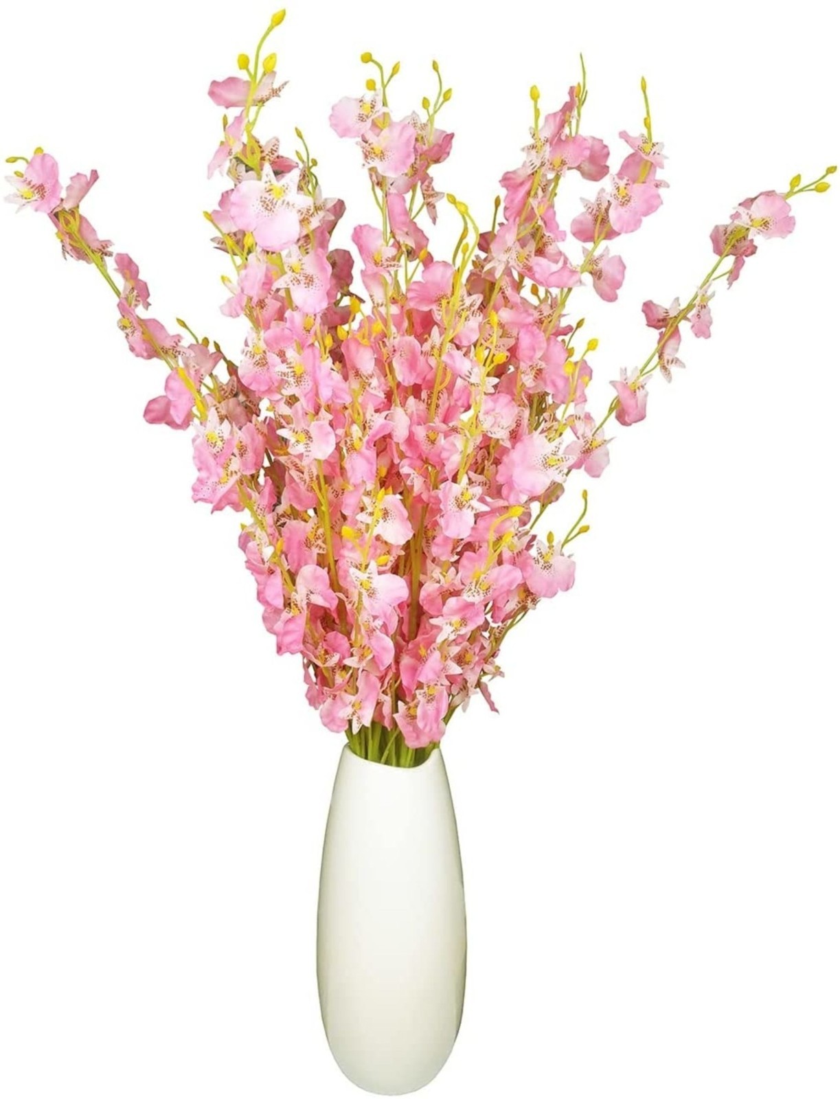12pcs 37″ Artificial Dancing Lady Orchids Flowers Silk Tall Floral Stems