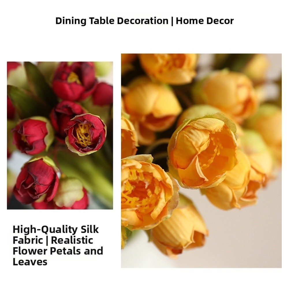 Realistic Lily of the Valley Silk Flowers Bouquet for Wedding Home Decoration