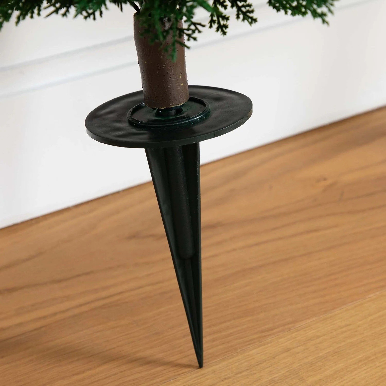 3′ Artificial Cedar Plant with Integrated Ground Stake UV Resistant Set of 2.