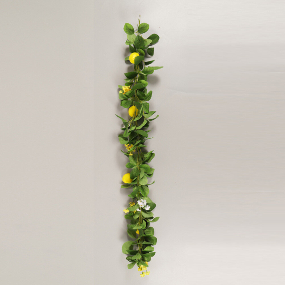 Artificial Lemon Rattan Decor Hanging Lemon Vine Decor Household Hanging