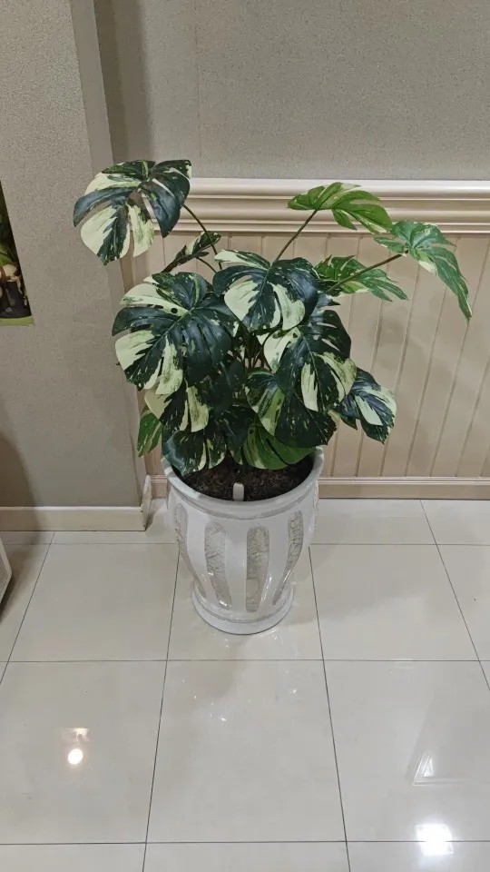52-104cm Artificial Monstera Plant Fake Palm Tree for Home Garden Decor