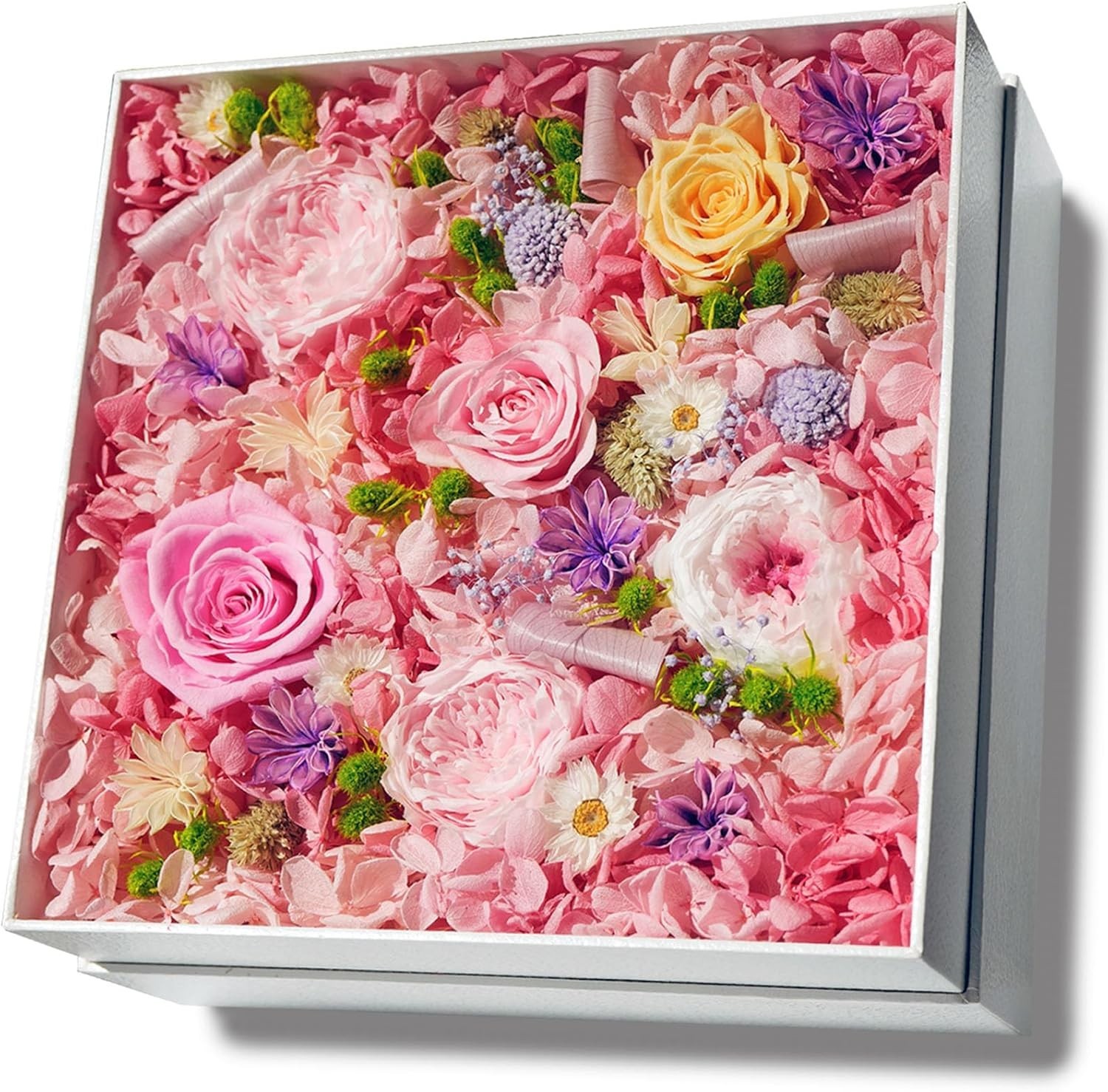 Real Forever Rose Bouquet, Zero Maintenance Gift in Beautiful Box for Loved Ones