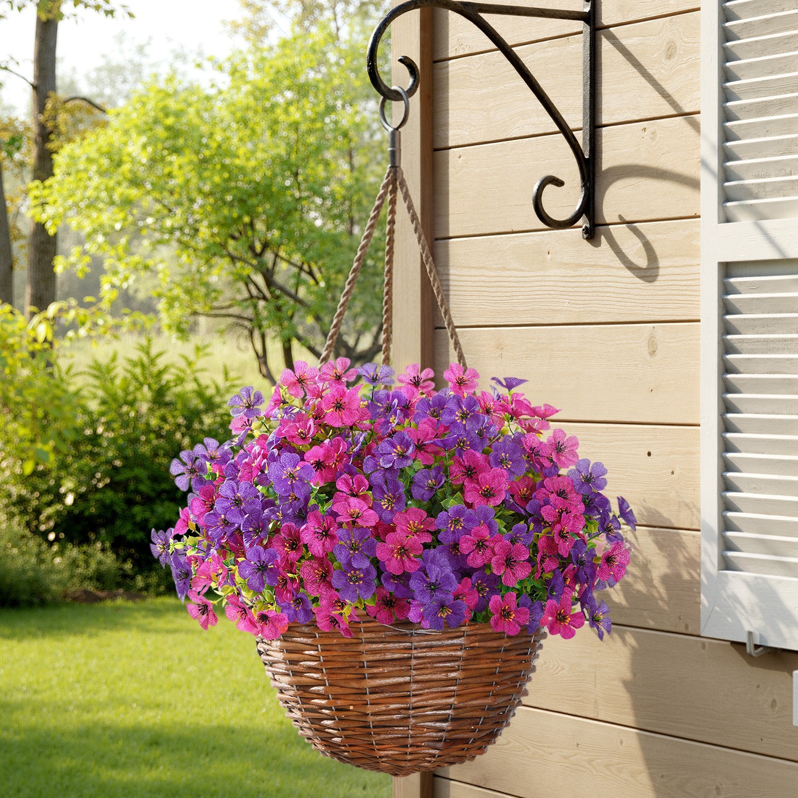 Lifewit Artificial Flowers for Outdoor Indoor for Home Garden Decor