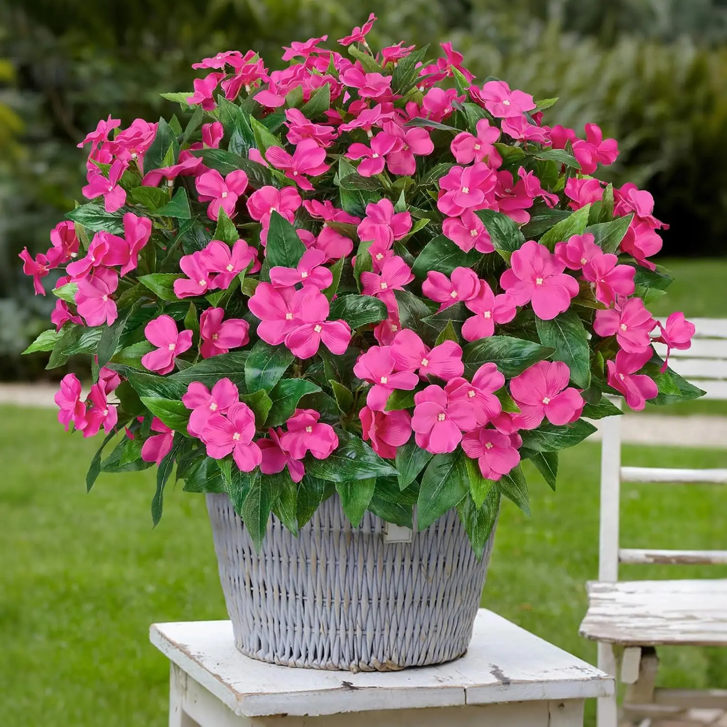 Silk Balsam Artificial Flowers High Quality Wedding Home Room Table Centre