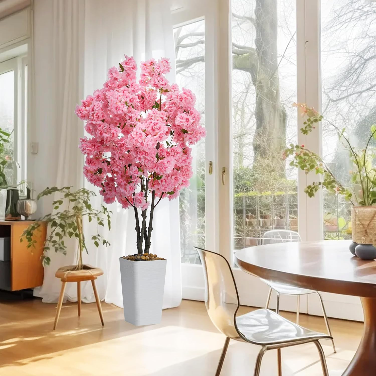 5FT Artificial Cherry Blossom Tree – Pink Sakura Decor for Home & Events