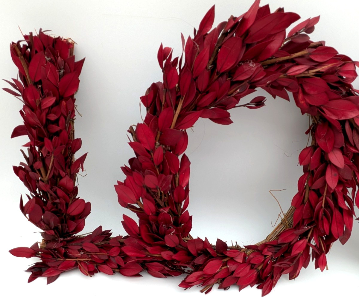 Preserved Myrtle Branches Letters Of Love Hooks To Hang Wall Decor