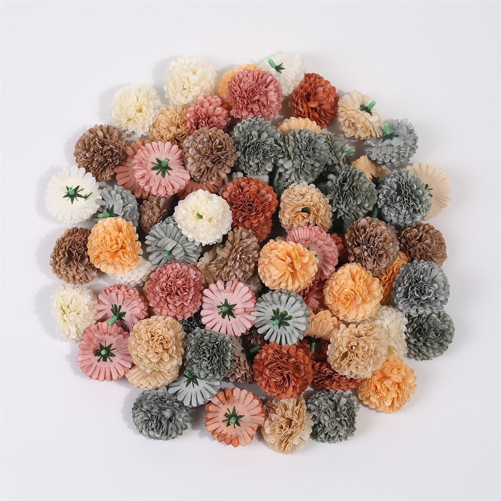 Hydrangea Head Artificial Silk Flowers Home Wedding Decorate Flower 10-20pcs 4cm