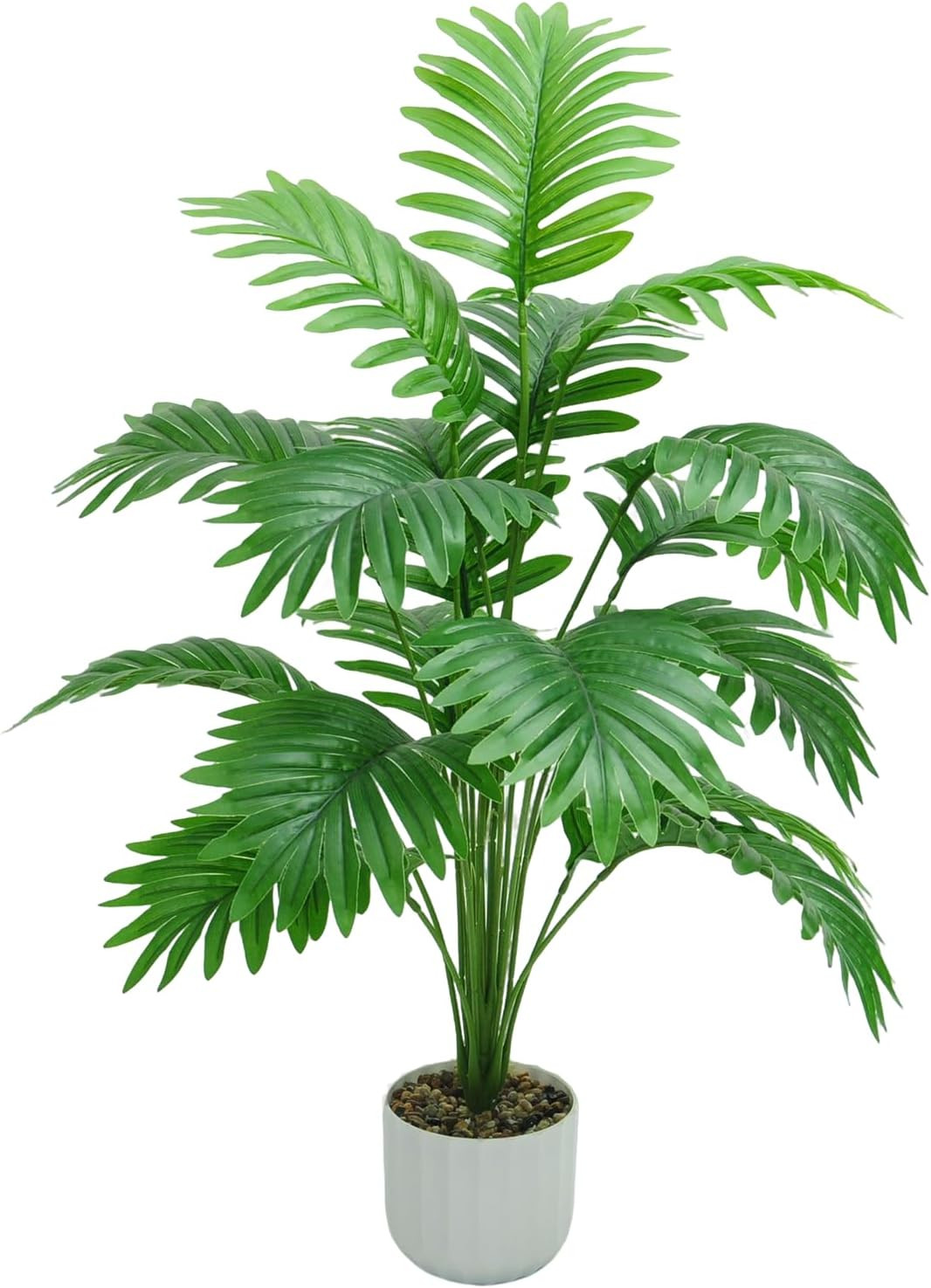28“ Fake Plant Large Artificial Plam Tree for Indoor Room Decor,Faux Potted Plan