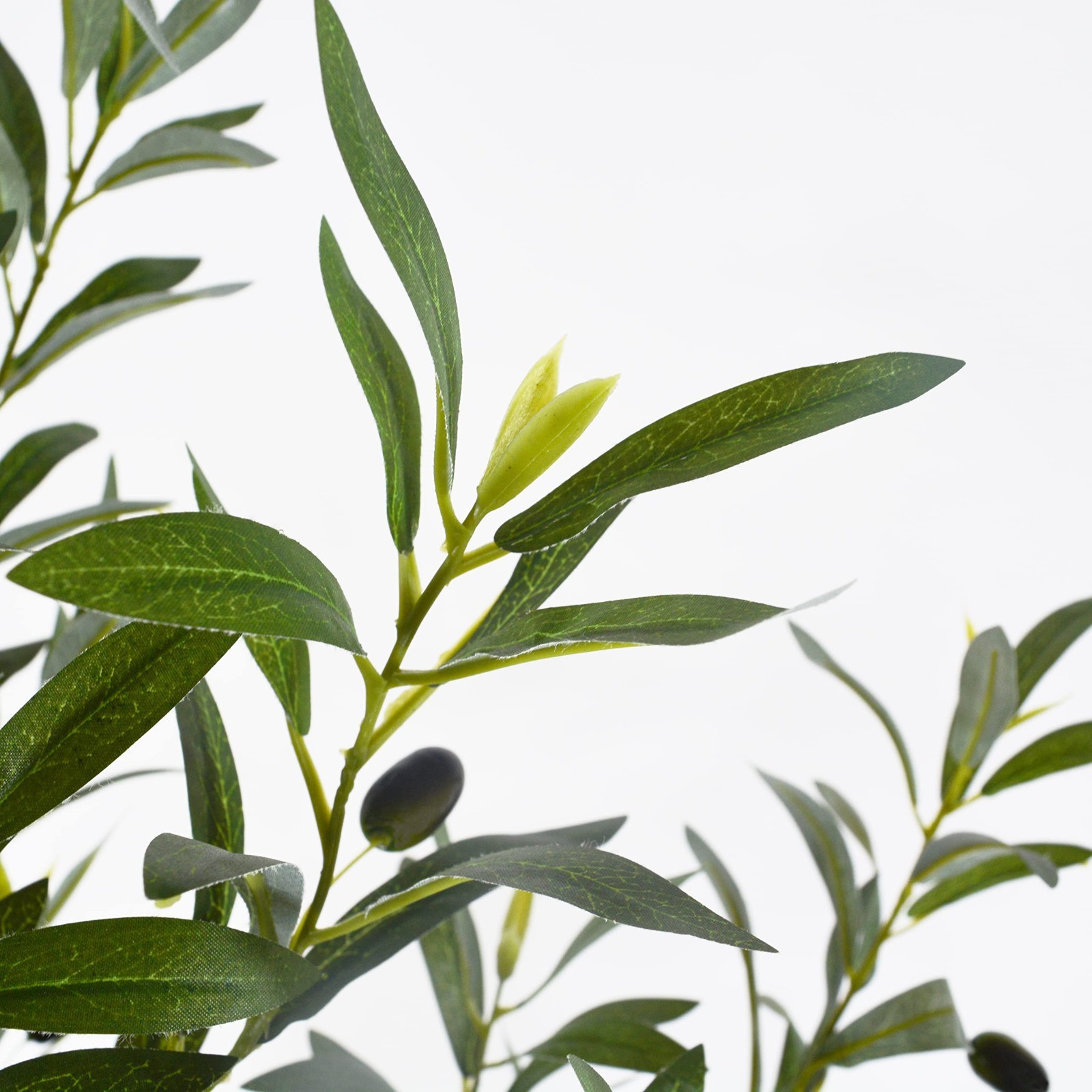 4ft Faux Olive Tree with Basket – Realistic Silk Plant for Indoor/Outdoor Décor