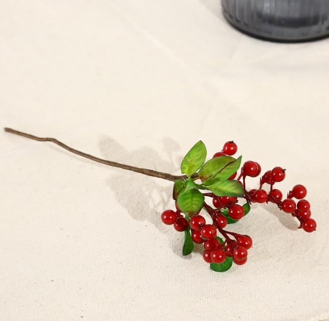 Artificial Blueberry Stems with Berries, Blue Christmas Fruit Decor, DIY Flor…