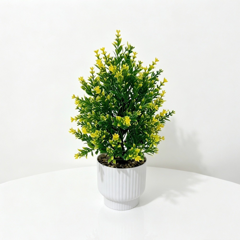 Artificial Bonsai for Home Decor Nordic Style 30cm Potted Lavender Foliage