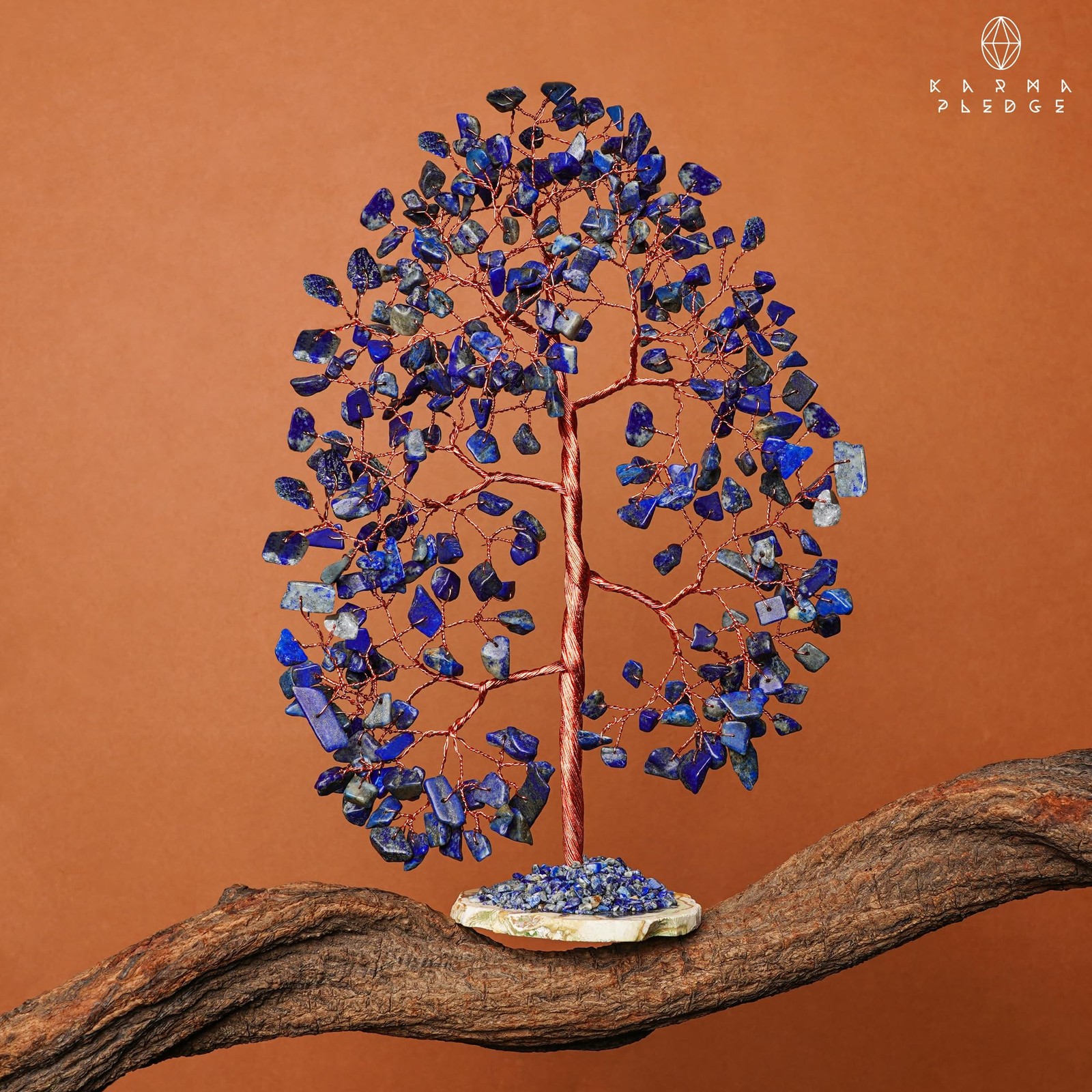 Crystal Tree of Life Birthday Gifts for Women, Men, Frineds, Handmade Lapis L…