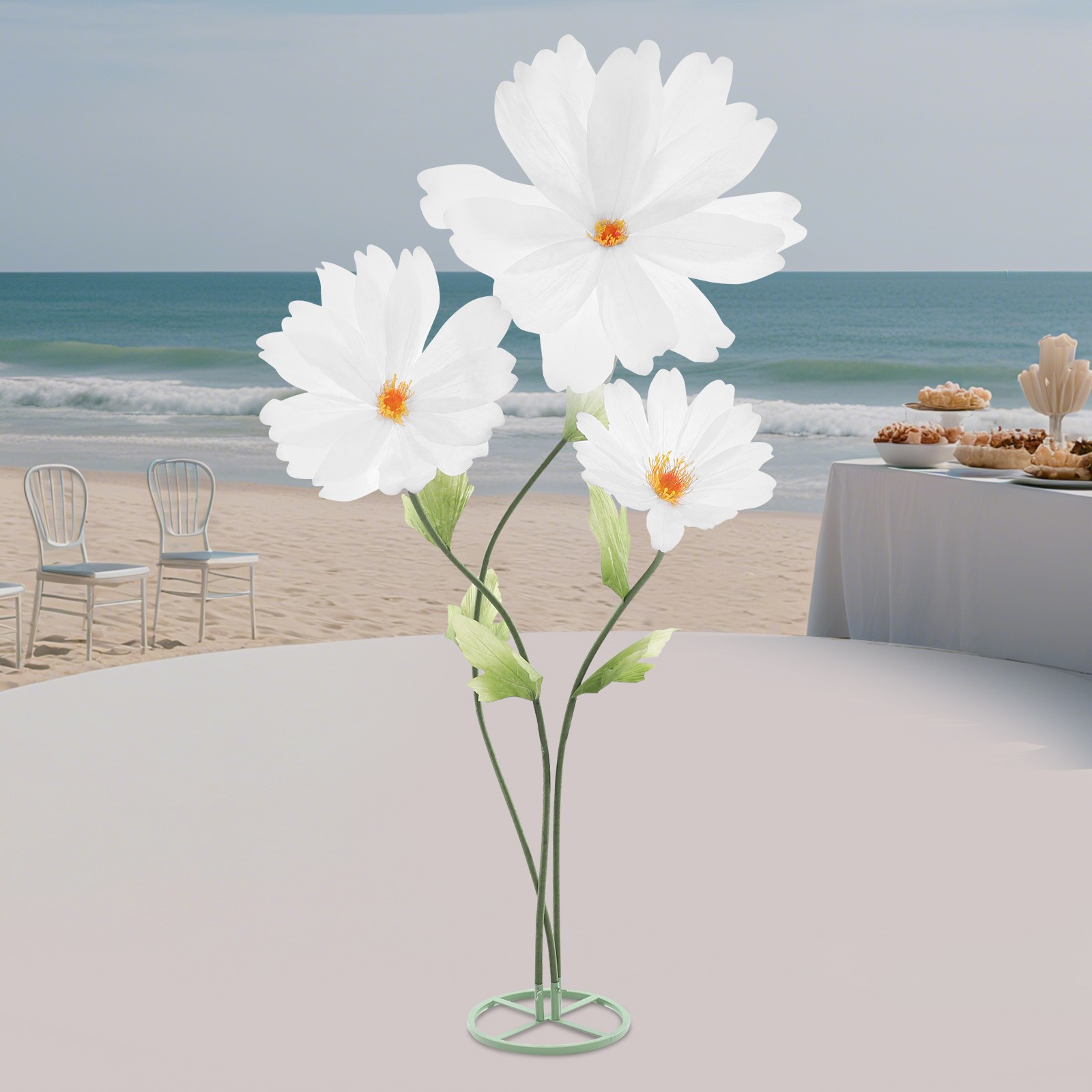 Giant Artificial Paper Flowers for Wedding Decoration Large Artificial Flower