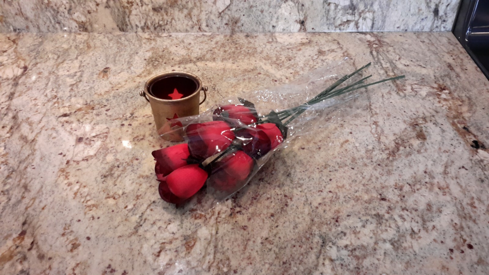 1/2 Open Wood Roses (Reds & Burgundy)