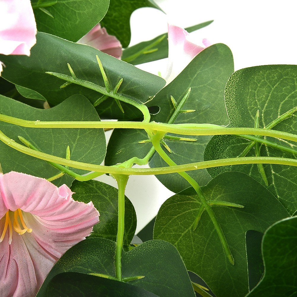 1PCS Artificial Fake Hanging Silk Plastic Flowers Vine Plant Garden Decoration