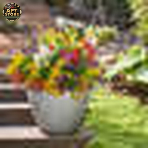 Primrue 24 Bundles Artificial Flowers for Outdoor Decoration