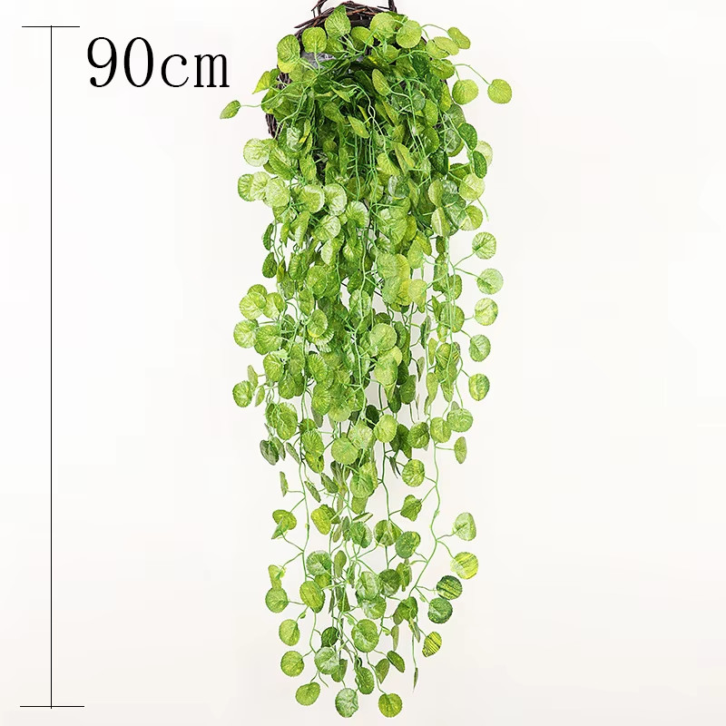 2.1M Green Ivy Leaf Hanging Vine Artificial Garland Silk Wall Plant Home Garden