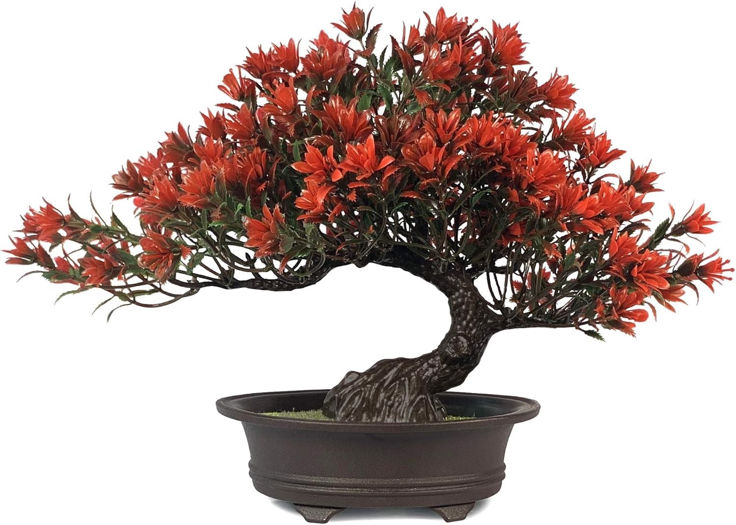 Artificial Bonsai Tree – Fake Plants for Home Decor, Bookshelf Coffee Table O…