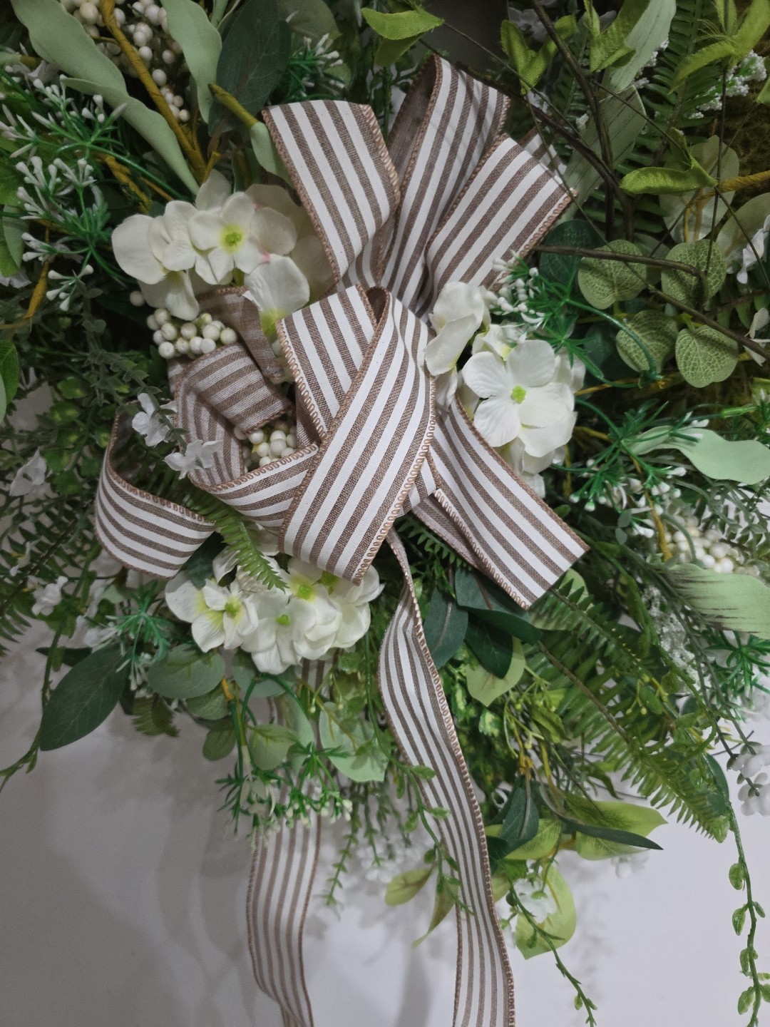 Handmade Every Day Year Round Moss Covered Angel Vine Wreath Large