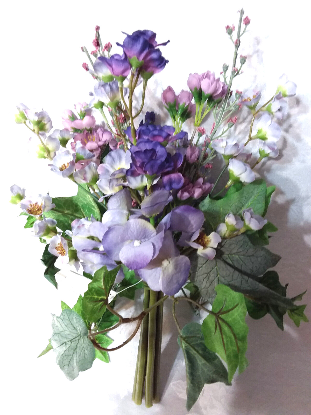 Home Interiors Purple Wildflower Floral Standing Bouquet/ Lavender, Plum/New