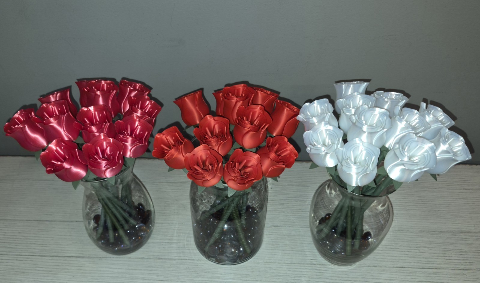 🌹 3D Printed Rose – Everlasting Bloom 11.5 Inch
