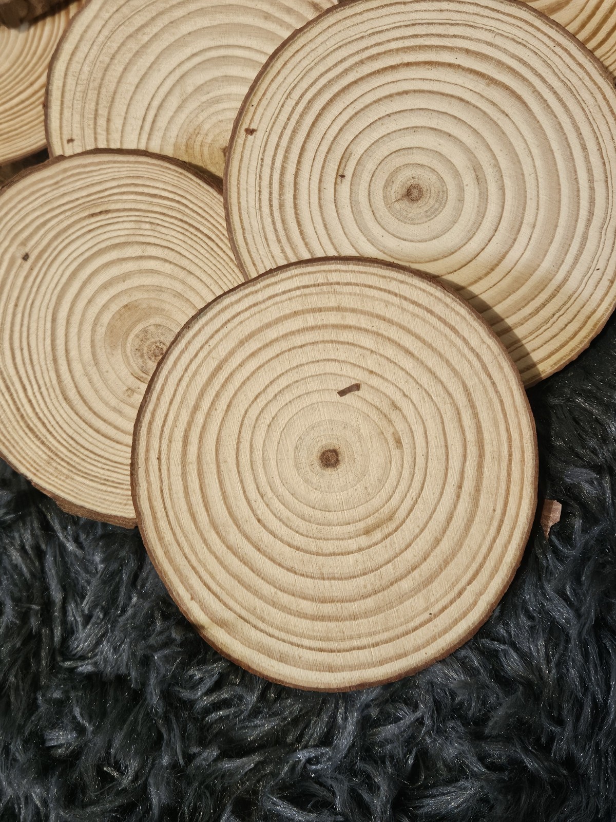 16 PCS Natural Tree Round Wood Log For Wedding Centerpiece, Arts and Crafts