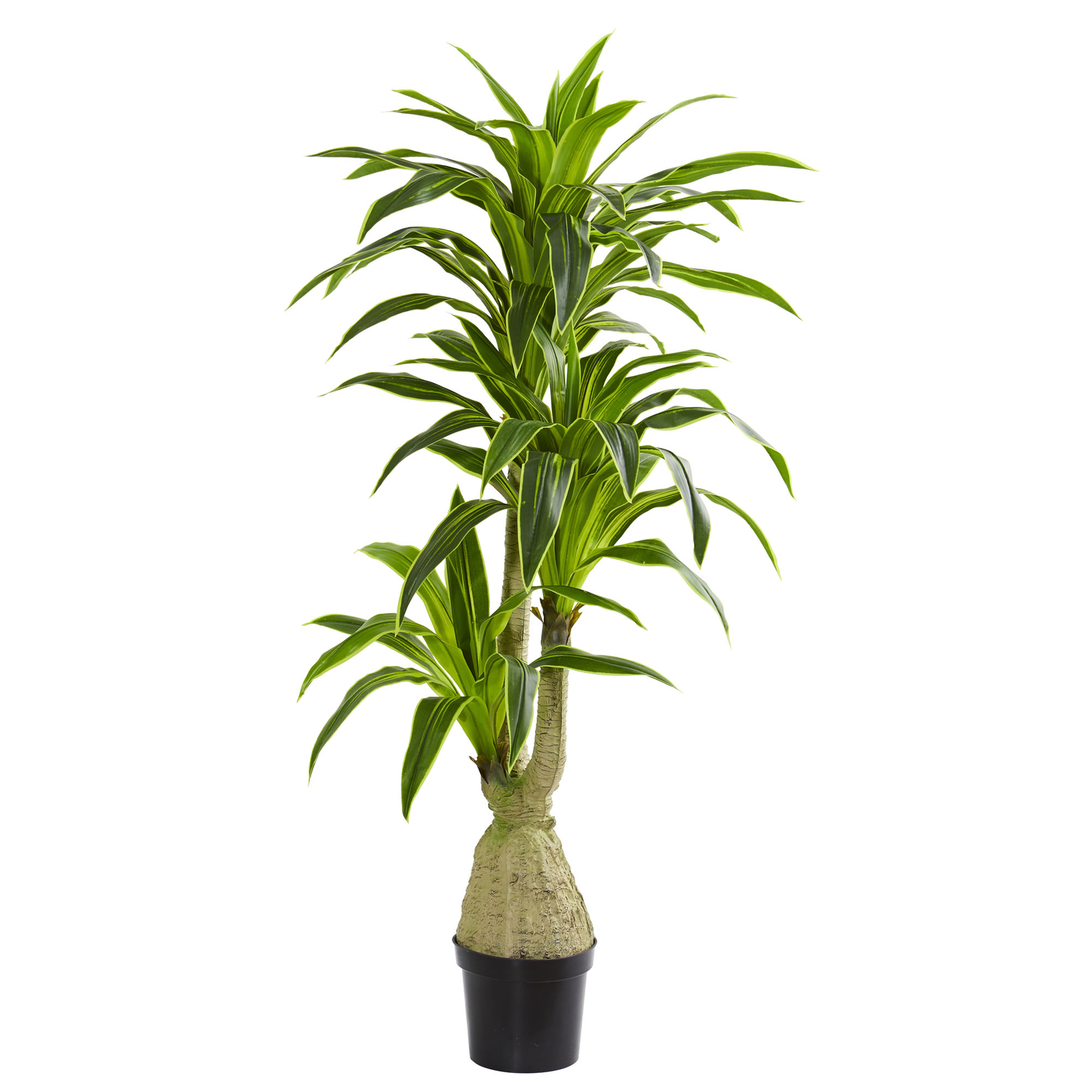 Dracaena Artificial Silk Plant Realistic Nearly Natural Home Office Decoration