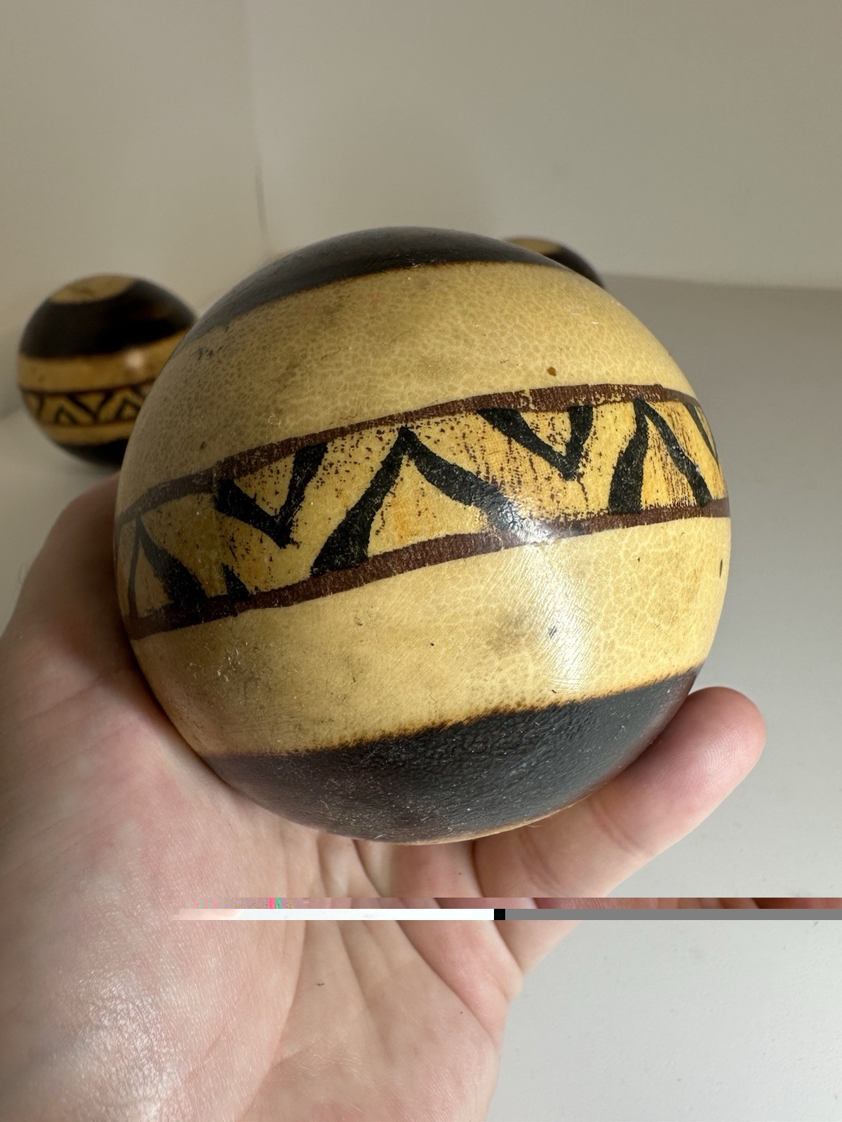 Set of 4 Monkey Apple Dried Pods Decorative Bowl Filler Rustic Jungle Decor