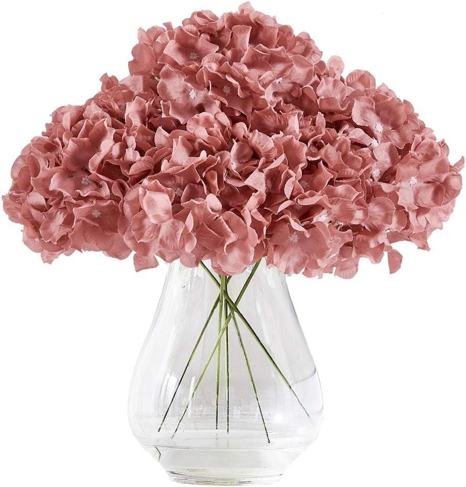 High-Quality Dusty Rose Silk Flower Heads (10 Pcs) for DIY Floral Masterpieces