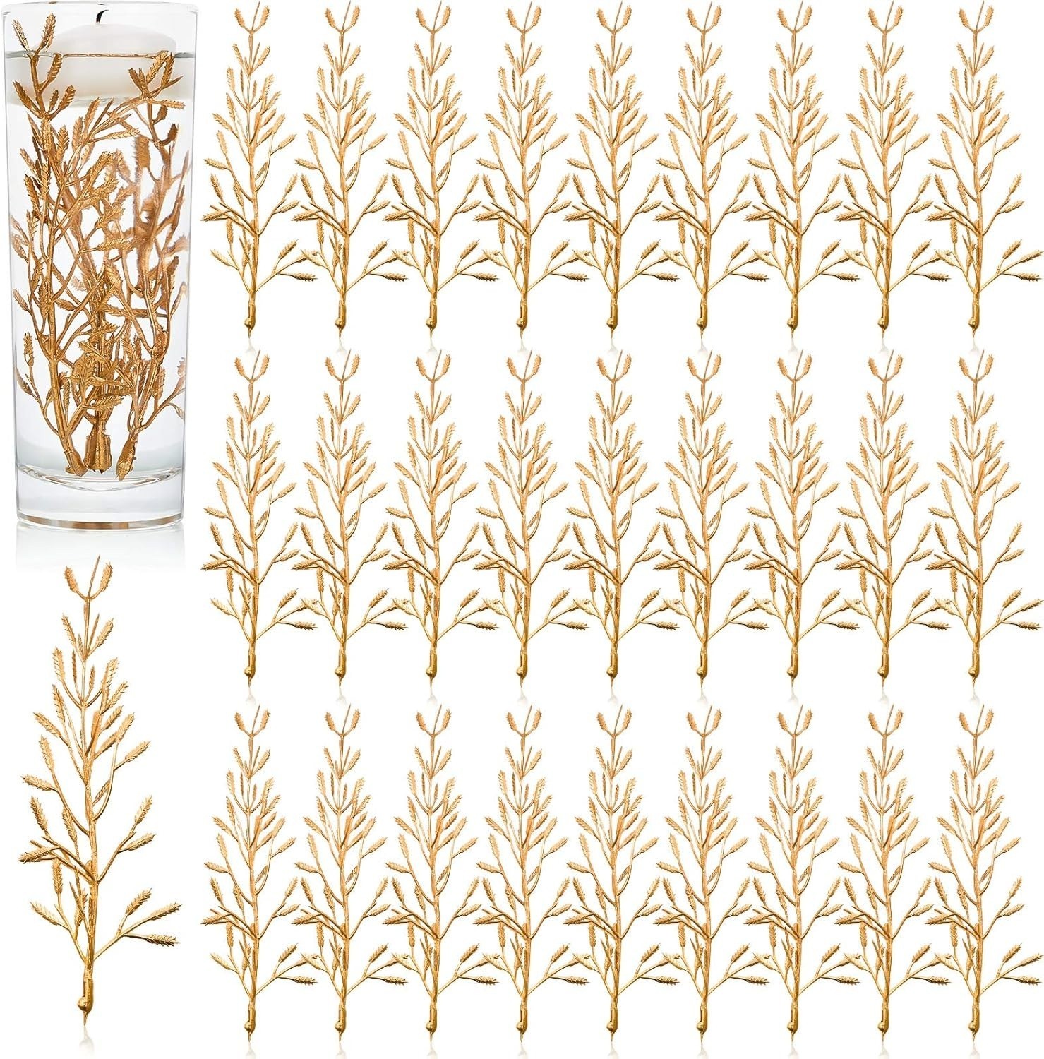 80 Pieces Faux Flowers for Centerpiece Vase Filling in Floating Candles Mini …