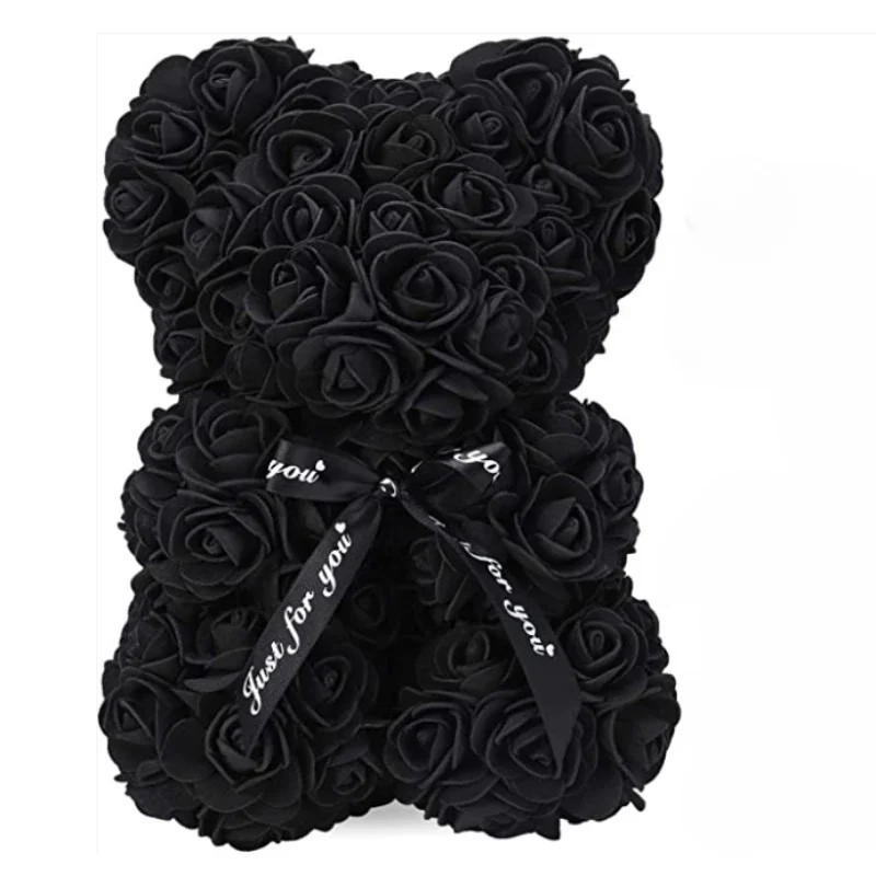 2025 New Artificial Flower Eternal Rose Teddy Bear for Mom Mother’s Day Birthday