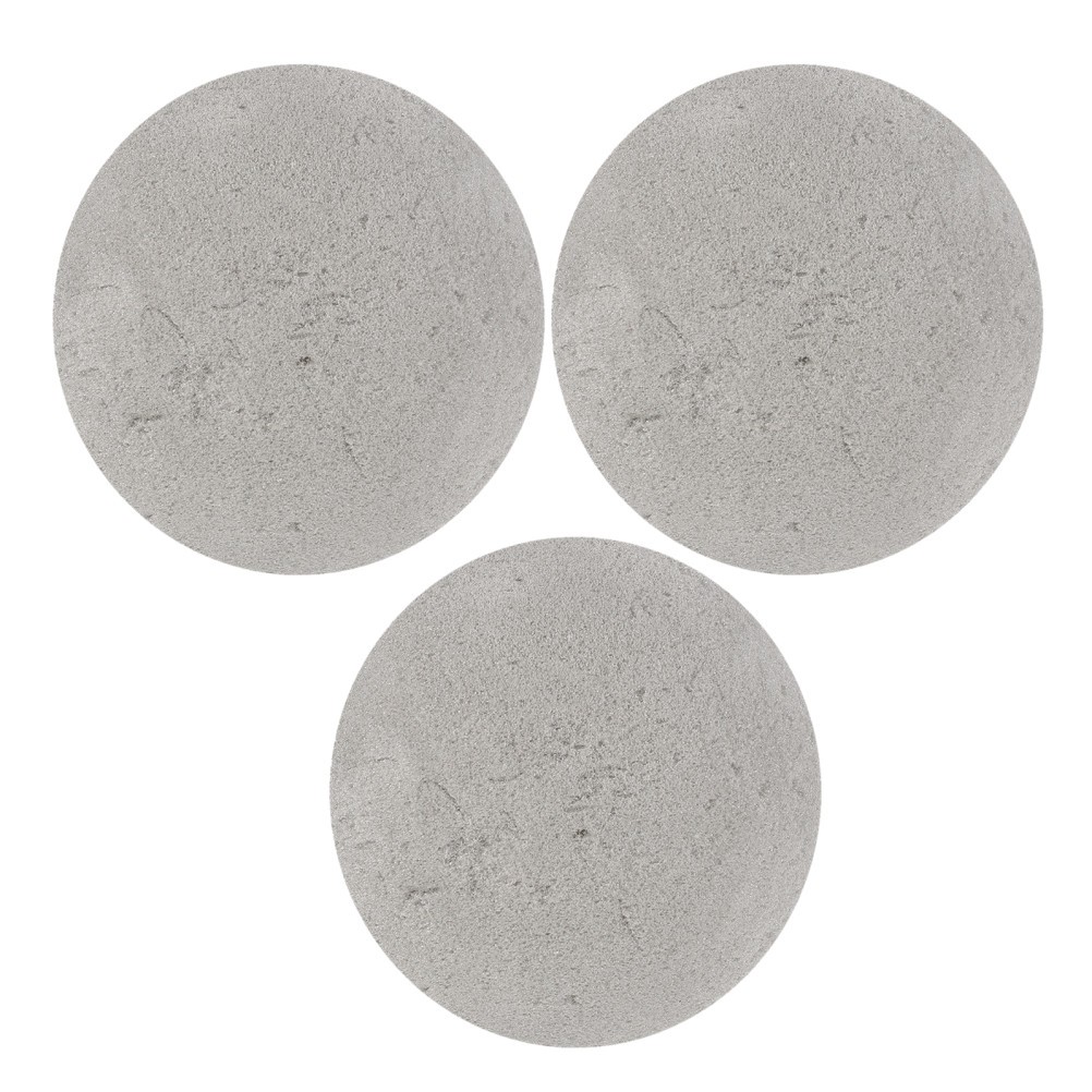 3Pcs Reusable Floral Foam Spheres Light Grey for Flower Arrangement Sets DIY