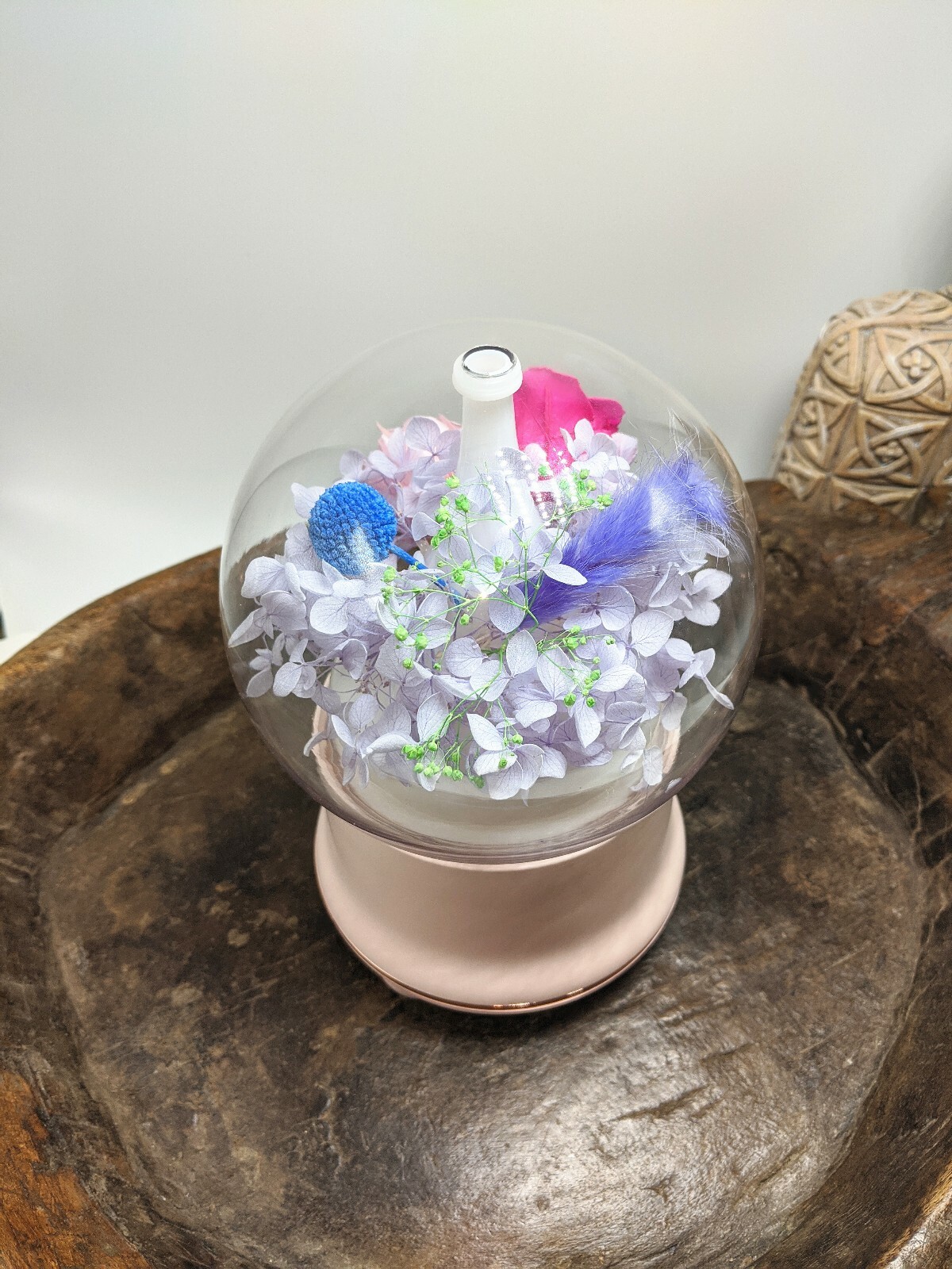 Essential Oil Diffuser Speaker Bluetooth PINK Humidifier w/ LED Night Light