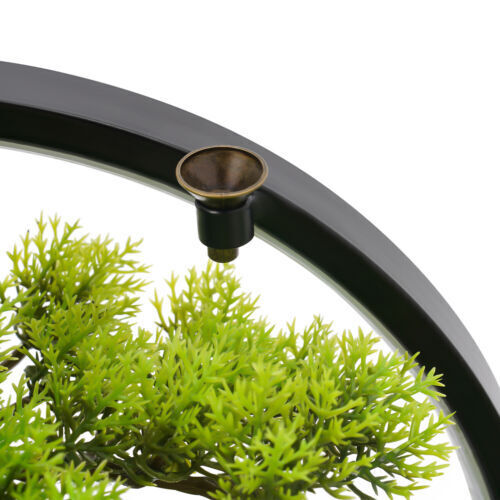 Zen Artificial Pine Tree with Lamp Rings Decoration for Backflow Incense 110V