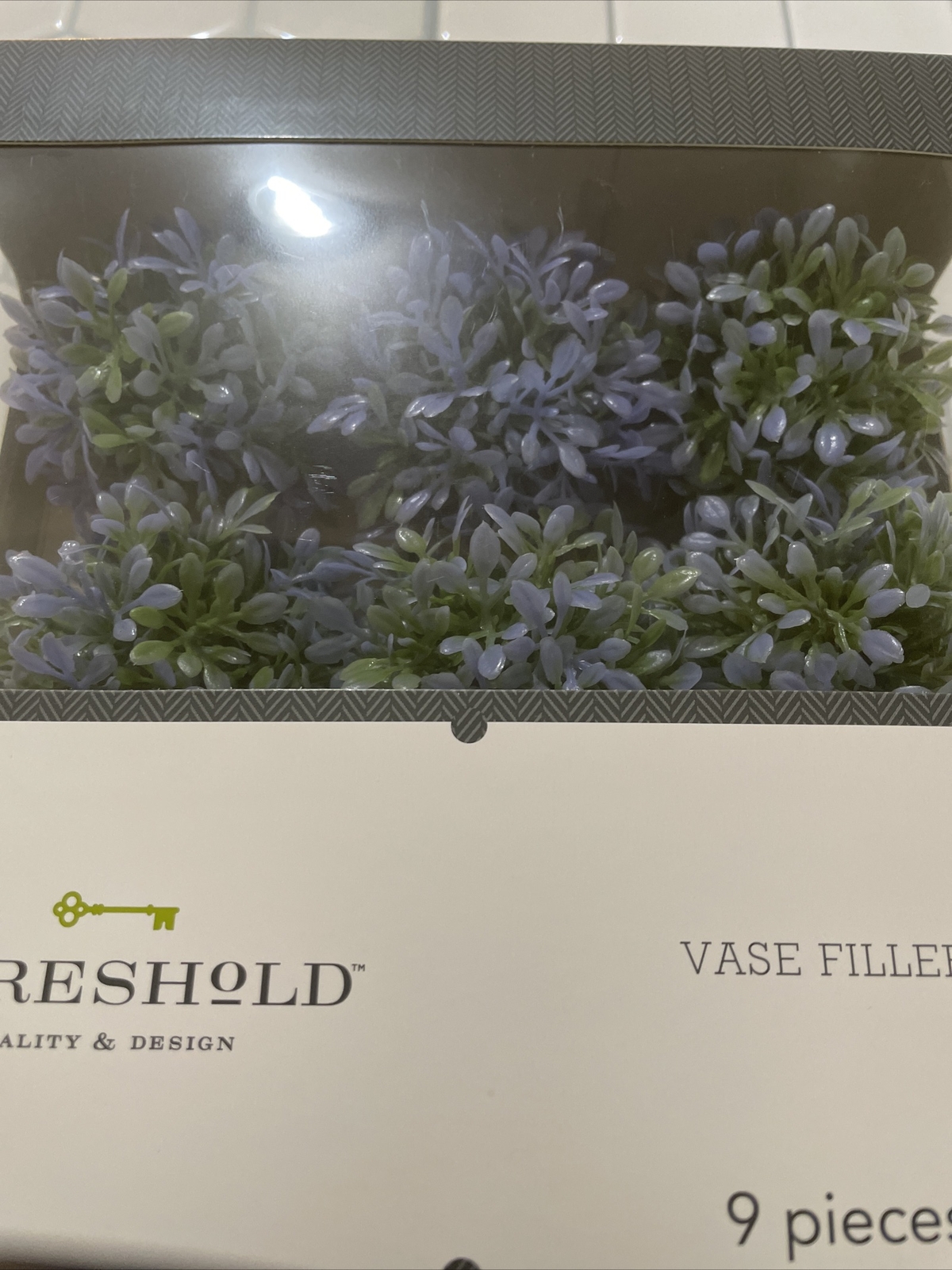 Threshold Vase Filler Lavender Spheres 9 Pieces Round Leaves Home Decor