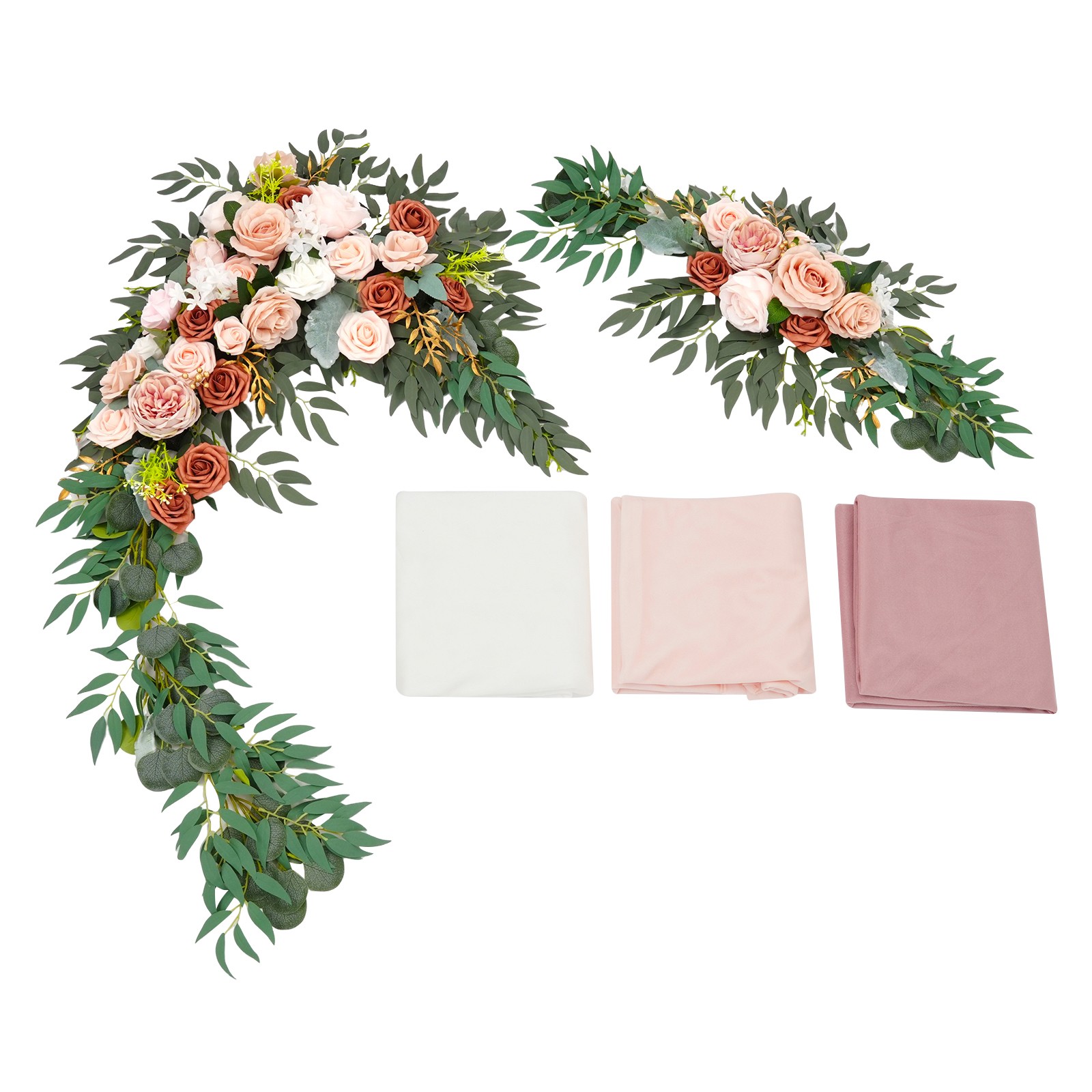Decorative Artificial Flowers, Artificial Wedding Arch Flower Kit, Wedding Artif