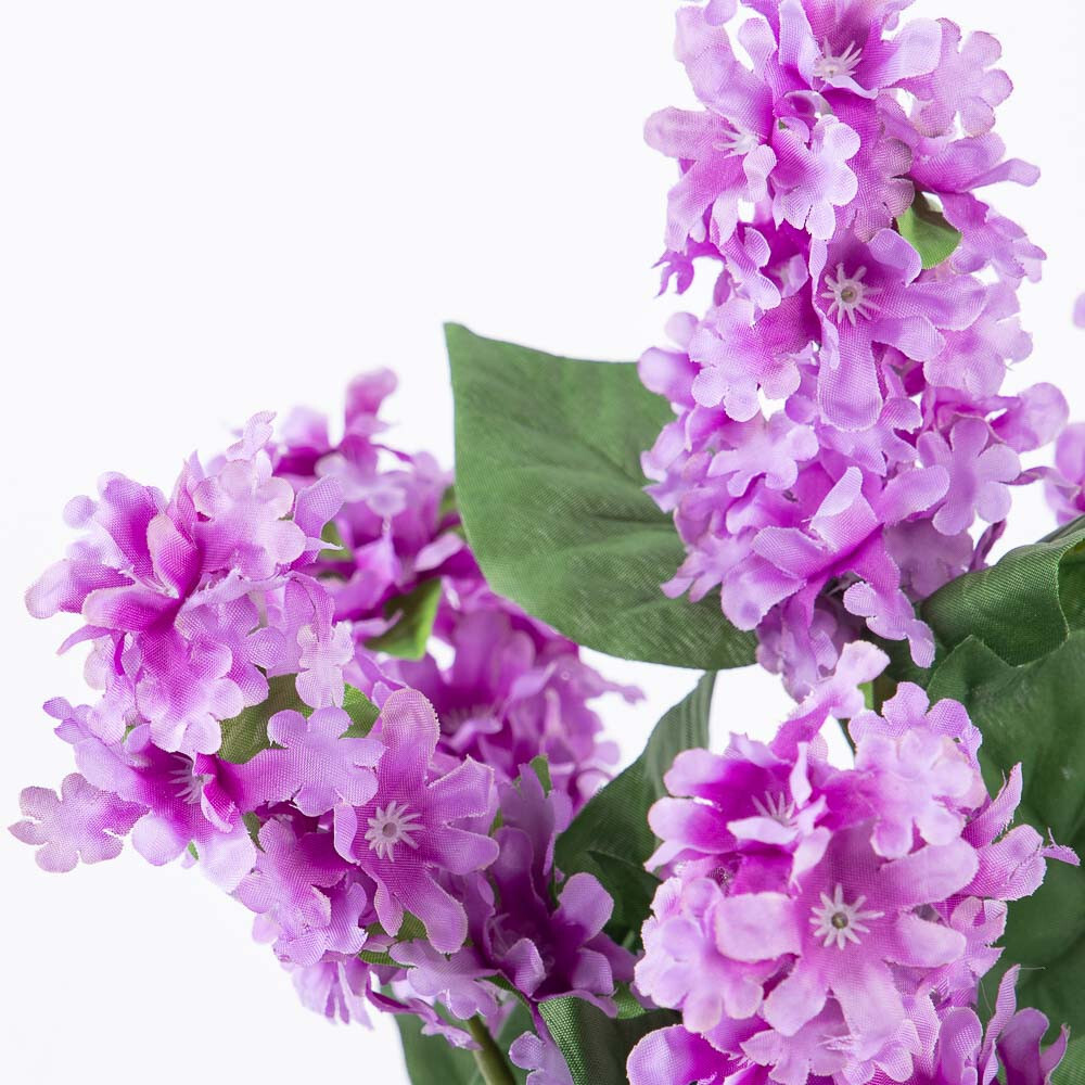 19″ Lavender Artificial Lilac Decorative Floral Bush
