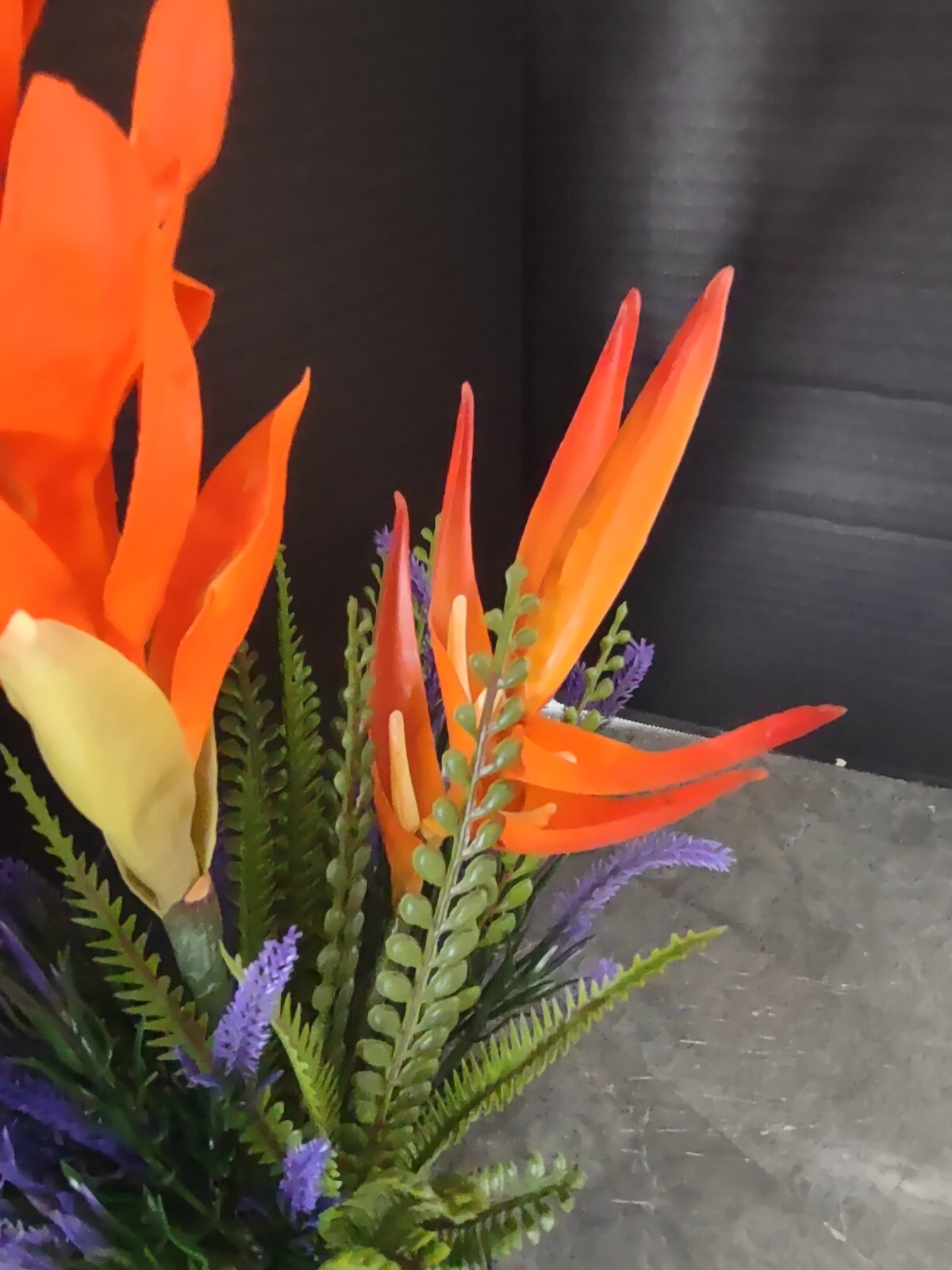 Ginger lily tropical floral arrangement tropical Hawaiian flowers TANGERINE