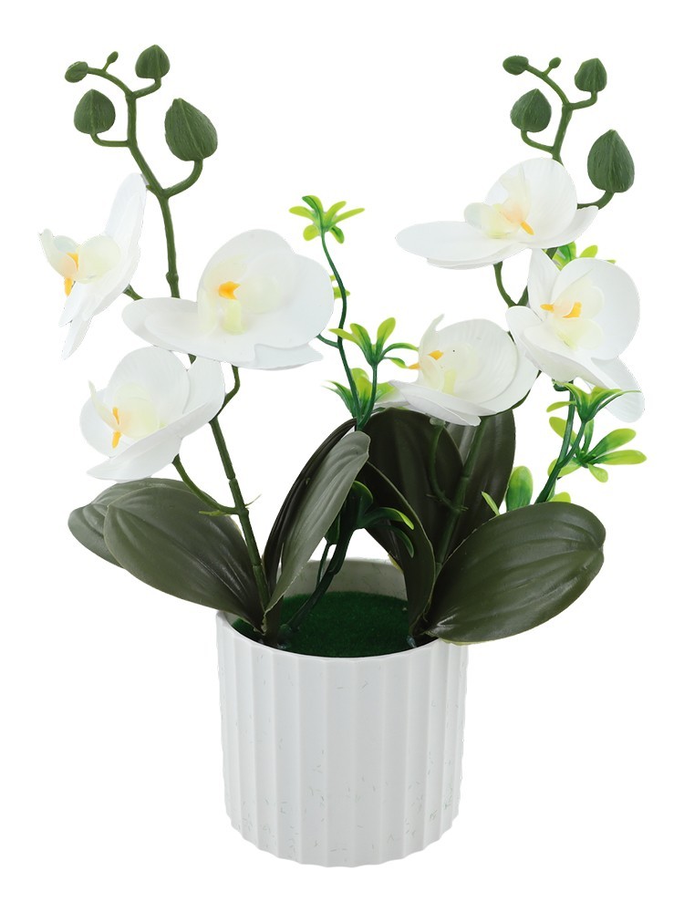 Indoor Decor Artificial Flower Realistic Appearance Synthetic Materials