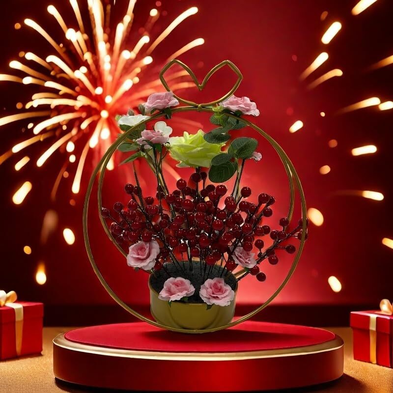 100 Pcs Mini Pink Roses 1.9″ Silk Flowers Wedding Centerpiece DIY Crafts