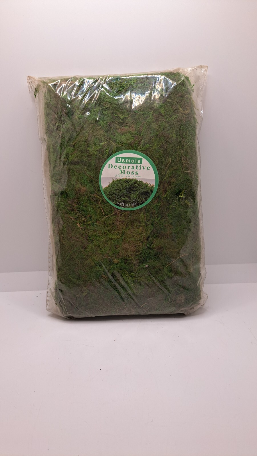 Fake Moss Artificial Green Moss Grass for Potted Plants Fairy Garden 4OZ