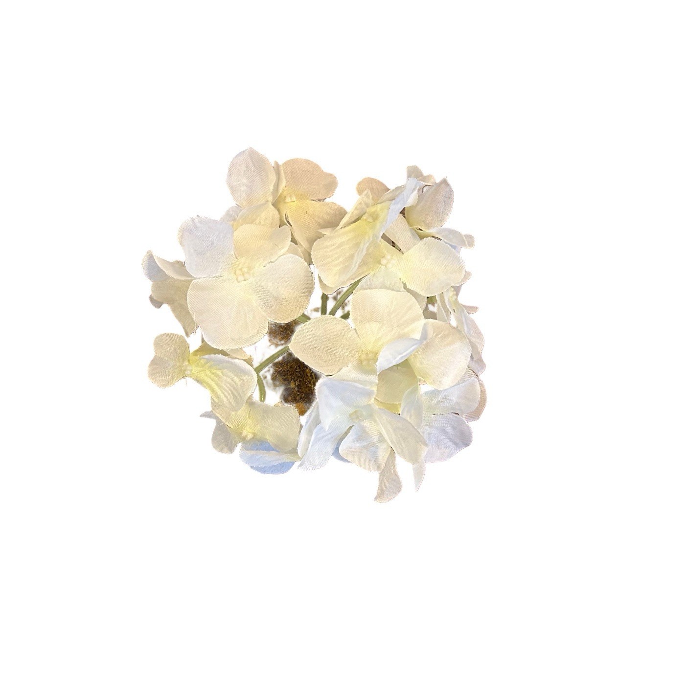 Floral Hydrangea Arrangement Bouquet Botanical Aztec Ceramic Pot 5”
