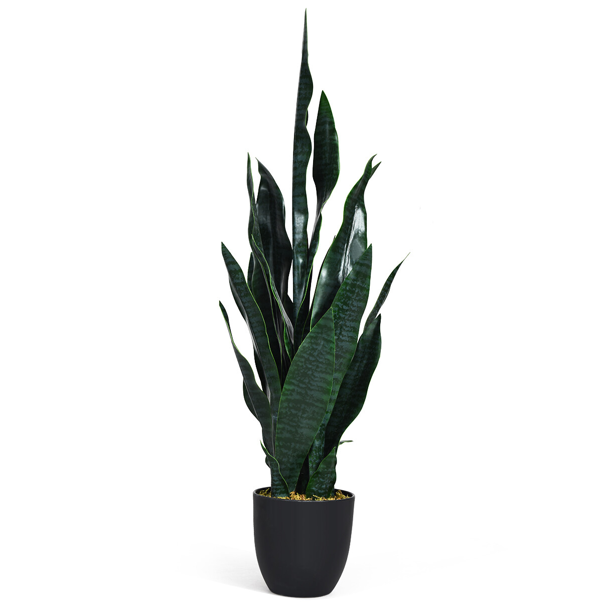 35.5″ Artificial Snake Plant Indoor Outdoor Fake Sansevieria Faux Agave