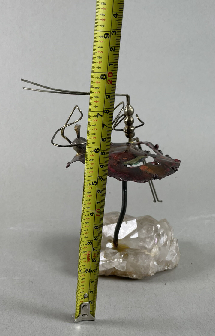 Primantis Copper Sculpture Quartz Base
