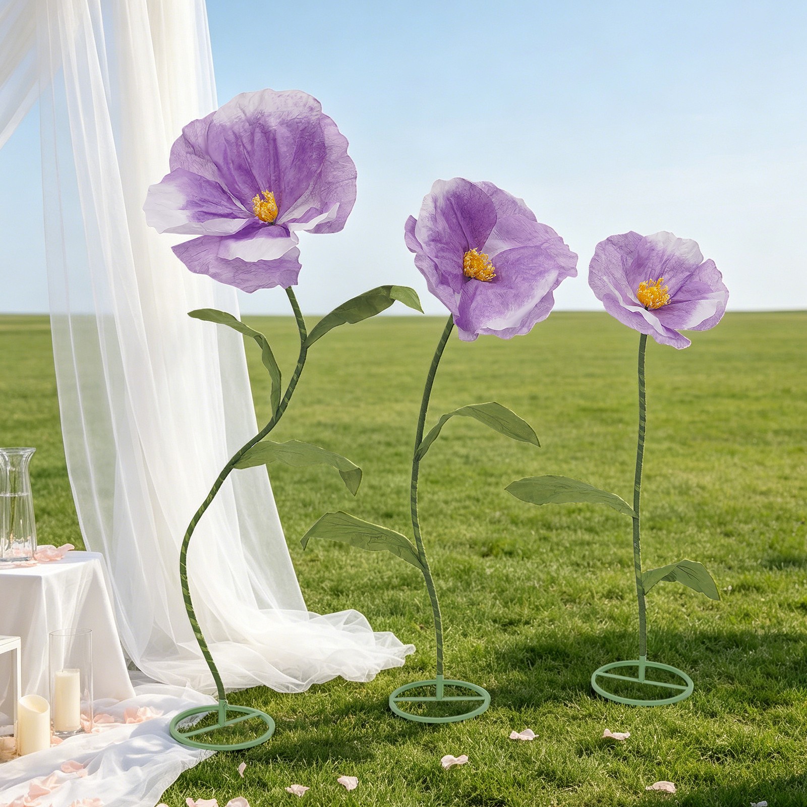 Large Artificial Flowers, Artificial Floral Decoration, DIY Floral Arrangements