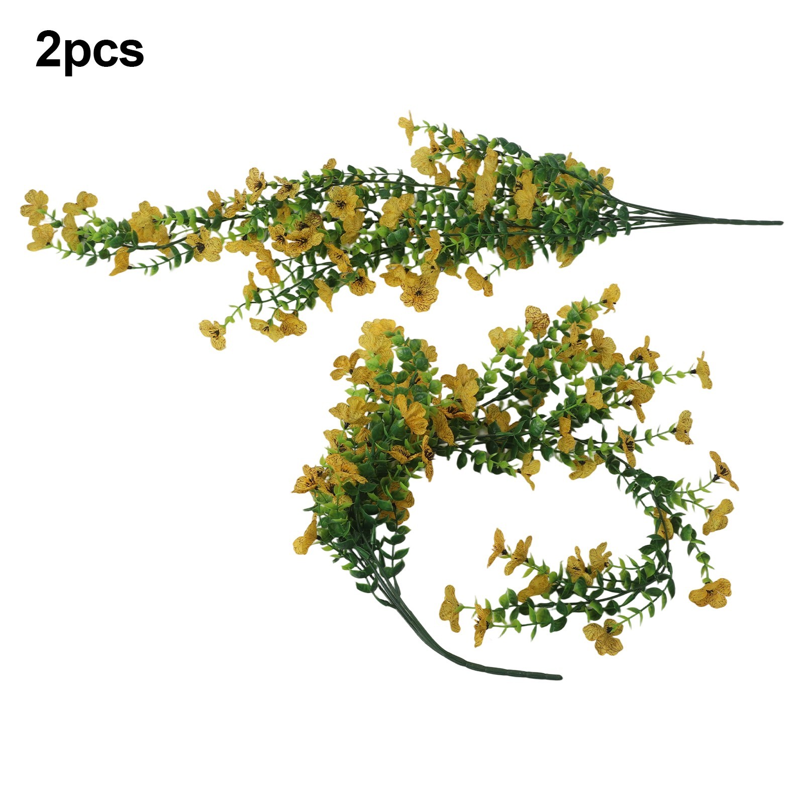 2 Packs 78cm Violet Artificial Flowers for Home and Wedding Decoration