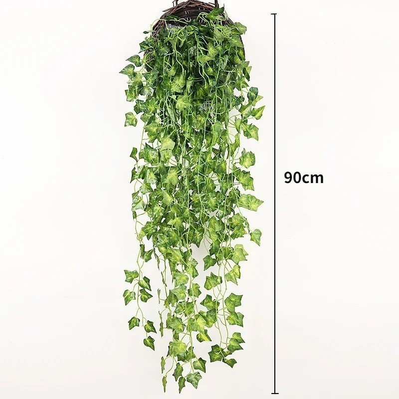 90cm Artificial Ivy Vine Garland Fake Plant Leaf Home Wall Decor
