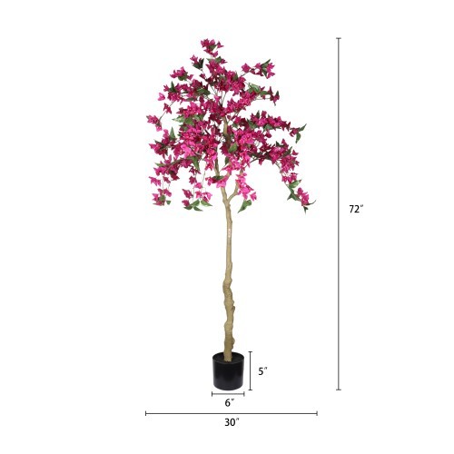 Artificial tree 6-foot artificial nine-leaf vine tree, used for indoor home dec